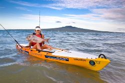 Combine the adventures of kayaking and fishing - using exclusively the best quality equipment available