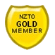 Gold member of NZTO with our Auckland Guided Kayak Fishing Adventures and Auckland New Zealand Kite Fishing Tours