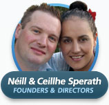Néill and Ceillhe Sperath from TIME Unlimited Tours New Zealand